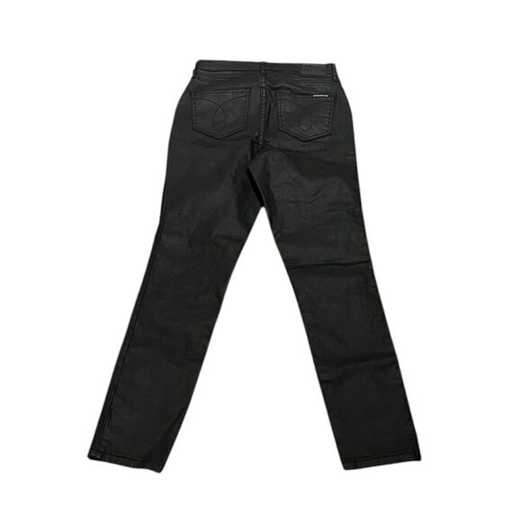 Calvin Klein Jeans Women’s High Rise Skinny Black Pants, Size 27 - Picture 2 of 10